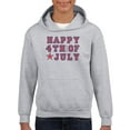 thumbnail image 1 of Happy July 4Th! Hoodie Juniors -Image by Shutterstock,  x-Large, 1 of 4