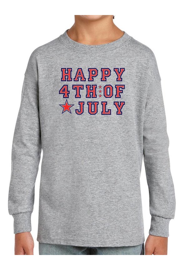 Happy July 4Th! Long Sleeve Toddler -Image by Shutterstock, 2 Toddler
