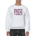 thumbnail image 1 of Happy July 4Th! Sweatshirt Men -Image by Shutterstock, Male 4X-Large, 1 of 4