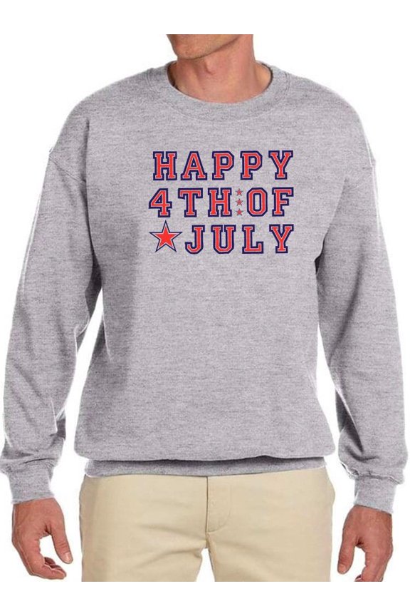 Happy July 4Th! Sweatshirt Men -Image by Shutterstock, Male Medium