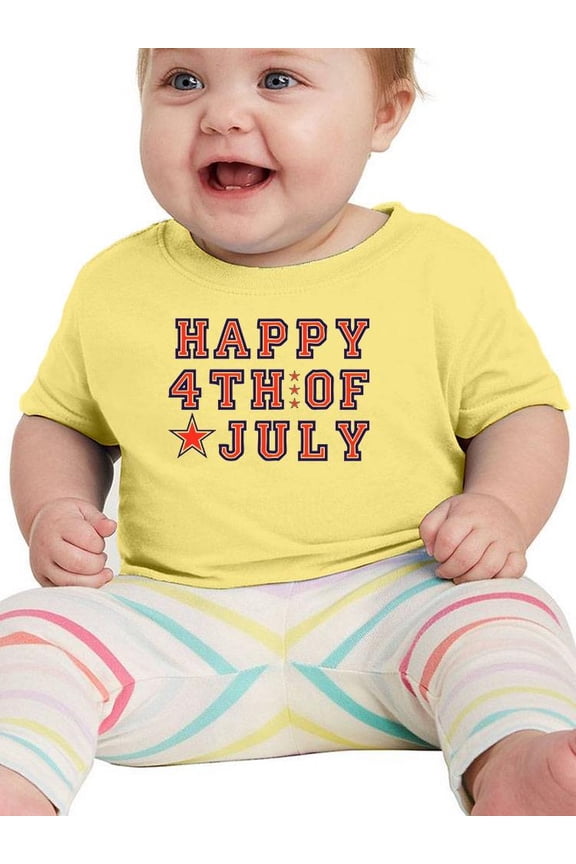 Happy July 4Th! T-Shirt Infant -Image by Shutterstock,  18 Months