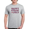 thumbnail image 1 of Happy July 4Th! T-Shirt Men -Image by Shutterstock, Male 3X-Large, 1 of 4