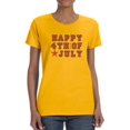thumbnail image 1 of Happy July 4Th! T-Shirt Women -Image by Shutterstock, Female x-Large, 1 of 4