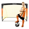 thumbnail image 1 of Happy Jump Portable Soccer Goal 3x2.2ft Pop Up Soccer Net for Kids Backyard Training, 1 Pack, 1 of 10