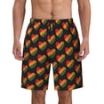 thumbnail image 1 of Happy June 19 Freedom African American Men'S Beach Pants Quick Dry Short Swim Trunks With With Pockets And Mesh Lining Swimwear Beach Bathing Shorts 3x-Large, 1 of 1