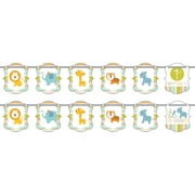 Happi Jungle Shaped Ribbon Banner