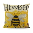 thumbnail image 1 of Happy Kind Throw Pillow Covers,Summer Honey and Cushion Case for Sofa Couch, 1 of 5
