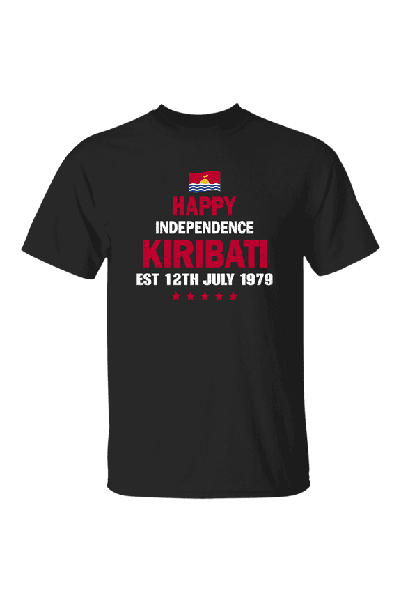 Happy Kiribati Flag Day Est 12Th July 1979 I Kiribati Proud Independence Celebration T-Shirt