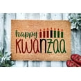 thumbnail image 1 of Happy Kwanzaa Door Mat | Kwanzaa Holiday Celebration Doormat | Kwanzaa Gift | Welcome Mat | Celebrate Heritage, 1 of 2