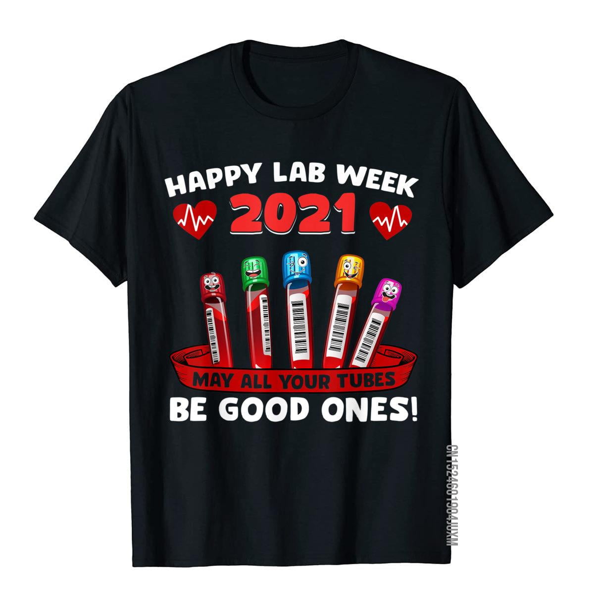 Happy Lab Week Technician Funny Scientist T-Shirt Tight T Shirts For ...