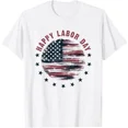 thumbnail image 1 of Happy Labor Day For All Workers Patriotic Labors Day T-Shirt Unisex S-5XL Hot Trending Shirt, Vintage Birthday Gift, 1 of 2