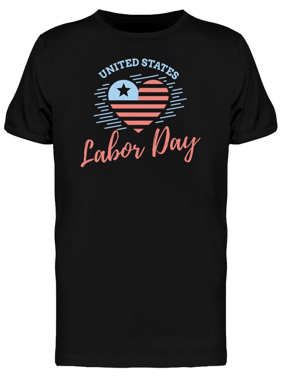 Happy Labor Day Logo T-Shirt Men -Image by Shutterstock, Male 3X-Large