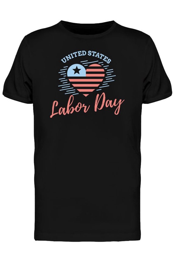 Happy Labor Day Logo T-Shirt Men -Image by Shutterstock, Male 3X-Large
