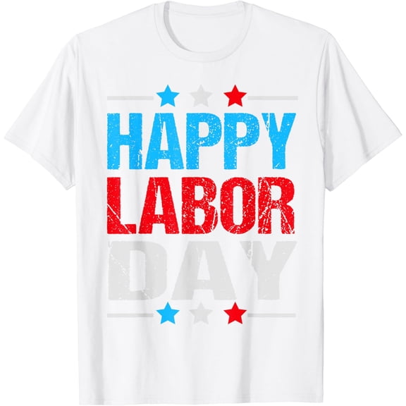 Happy Labor Day Shirt Patriot Happy Labor Day Men Women Kids T-Shirt100% cotton