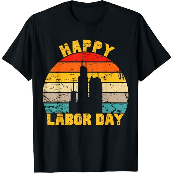 Happy Labor Day T-Shirt4th Of July USA America Patriotic Apparel FIDIMA100% cotton