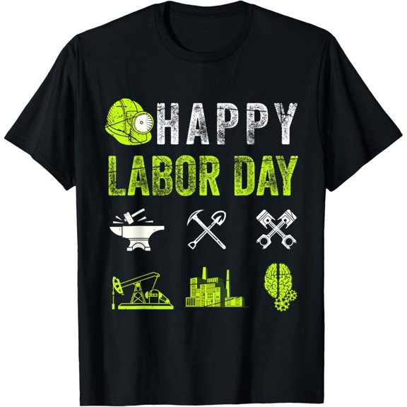 Happy Labor Day shirt for Union Worker Laborer Skilled Labor T-Shirt100% cotton
