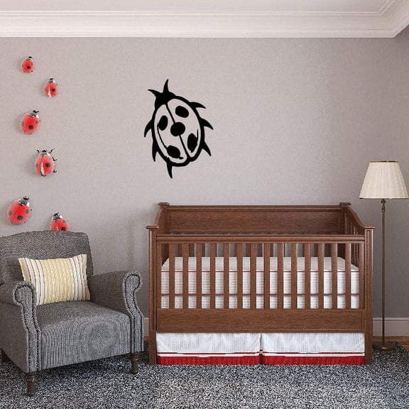 Happy Lady Bug Decal - 36 Inches
