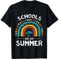 thumbnail image 1 of Happy Last Day Of School Gifts Kids Teachers Rainbow Summer T-Shirt, 1 of 3