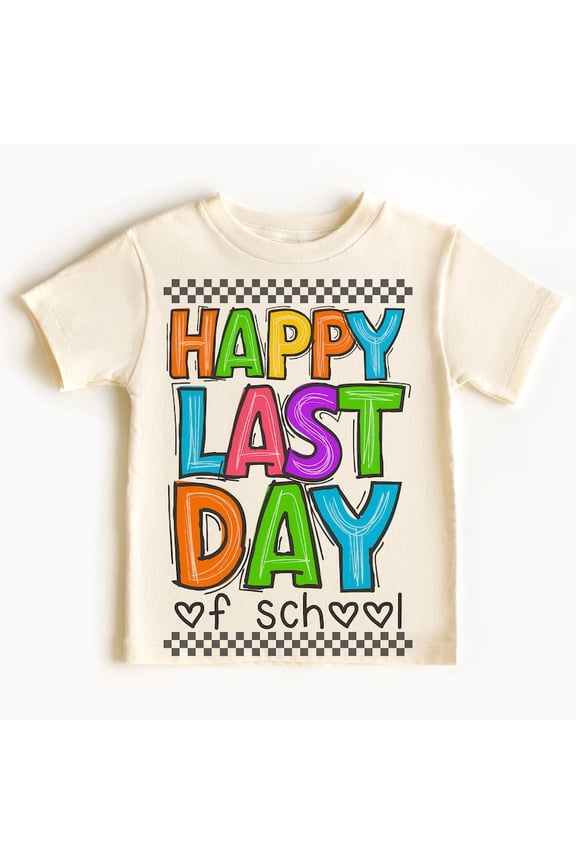 Happy Last Day of School Shirt, Fun Teacher Summer Tee, Cute Kids End of School Year T-Shirt, Hello Summer Graphic Tee