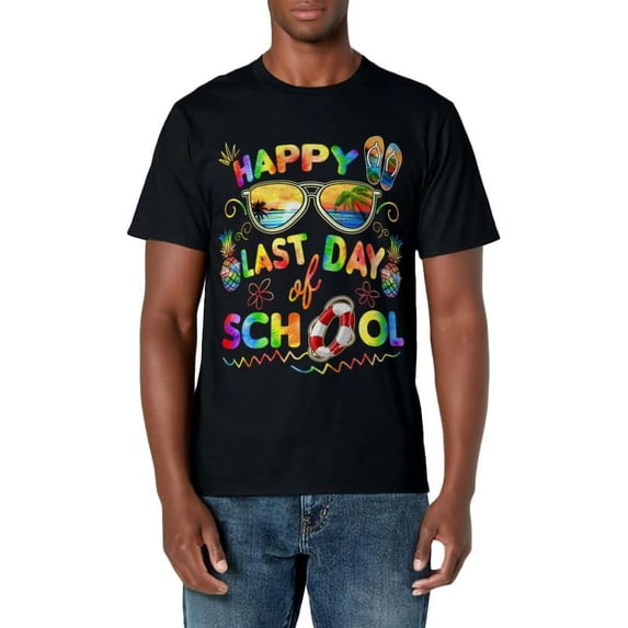Happy Last Day of School Shirt Teachers End of Year Students T-Shirt