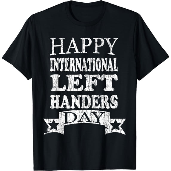 Happy Left Handers Lefty Classic Theme Everyday Message Retro Theme ...