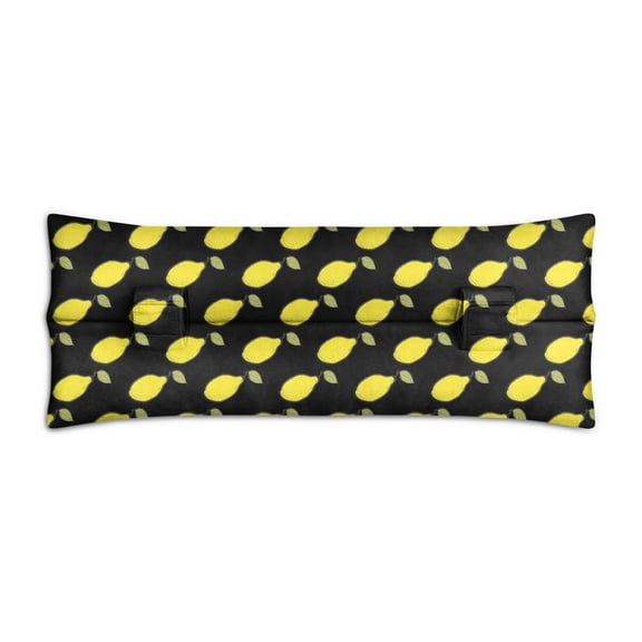 Happy Lemons Seat Belt Pillow Playful Fruit Pattern, Post-Op Recovery Support (Cute & Functional)