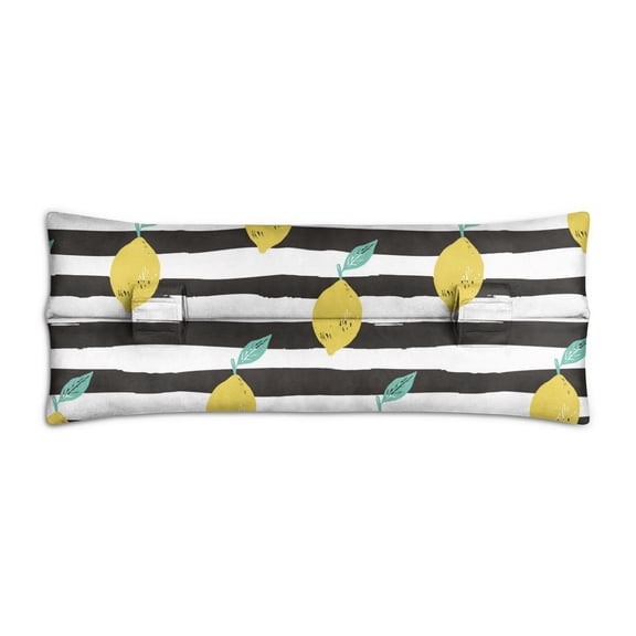 Happy Lemons Seat Belt Pillow Playful Fruit Pattern, Post-Op Recovery Support (Cute & Functional)