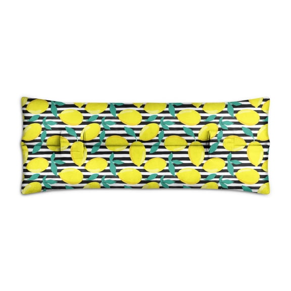 Happy Lemons Seat Belt Pillow Playful Fruit Pattern, Post-Op Recovery Support (Cute & Functional)