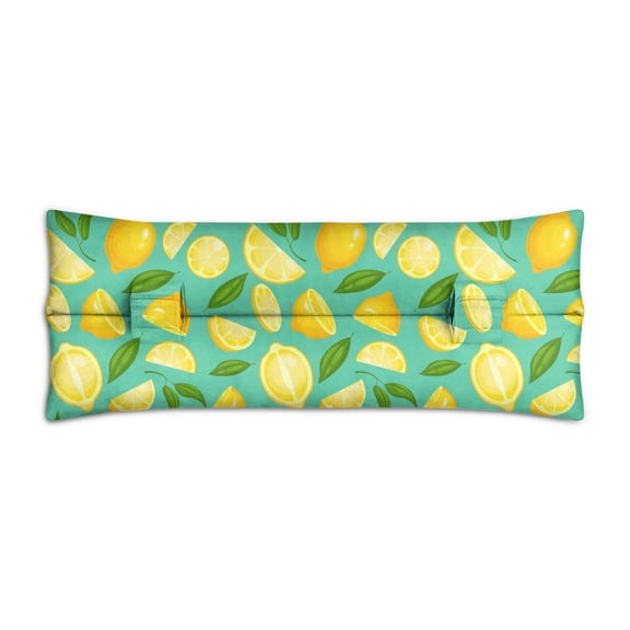 Happy Lemons Seat Belt Pillow Playful Fruit Pattern, Post-Op Recovery Support (Cute & Functional)
