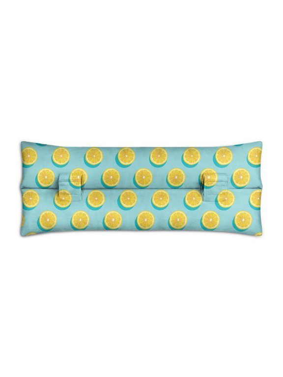 Happy Lemons Seat Belt Pillow Playful Fruit Pattern, Post-Op Recovery Support (Cute & Functional)