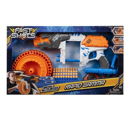 Happy Line Rapid Gamma Fast Shots Foam Dart Gun - Recommended for ages 8 Years and Up
