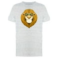 thumbnail image 1 of Happy Lion Abstract Glasses T-Shirt Men -Image by Shutterstock, Male Large, 1 of 2