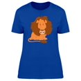 thumbnail image 1 of Happy Lion Cool Cartoon Tee Women's -Image by Shutterstock, 1 of 1