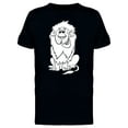 thumbnail image 1 of Happy Lion Cute Cartoon T-Shirt Men -Image by Shutterstock, Male 3X-Large, 1 of 2