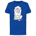 thumbnail image 1 of Happy Lion Cute Cartoon T-Shirt Men -Image by Shutterstock, Male Small, 1 of 2