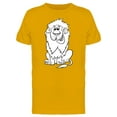 thumbnail image 1 of Happy Lion Cute Cartoon T-Shirt Men -Image by Shutterstock, Male x-Large, 1 of 2