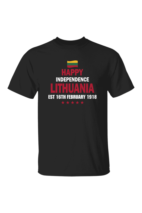 Happy Lithuania Flag Day Est 16Th February 1918 Lithuanian Proud Independence Celebration T-Shirt