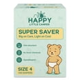 thumbnail image 1 of Happy Little Camper Super Saver Baby Diapers, Size 4, 100 count, 1 of 9