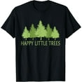 thumbnail image 1 of Happy Little Vintage Adorable Forest Funny Outfits Trees T-Shirt, 1 of 4