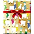 thumbnail image 1 of Happy Llama Holiday /Christmas Gift Wrap Wrapping Paper 15ft Roll with Gift Labels, 1 of 1