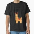 thumbnail image 1 of Happy Llamadays Funny Llama Christmas Holiday Pun Animal Lover Gift G17928 Unisex T-Shirt, Up to Size 5XL, 1 of 2