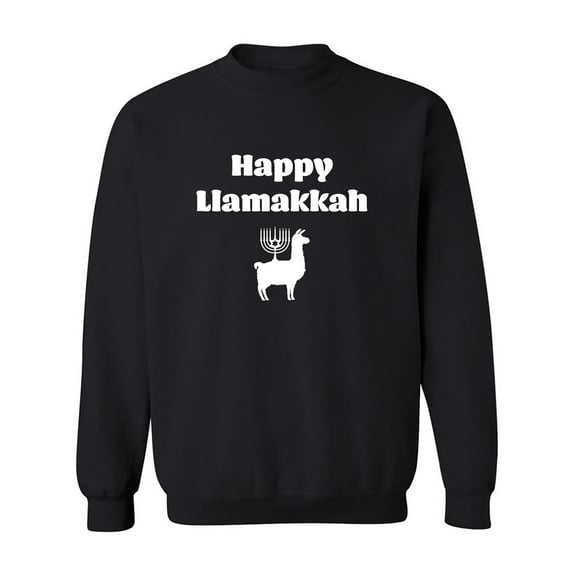 Happy Llamakkah Crewneck Sweatshirt