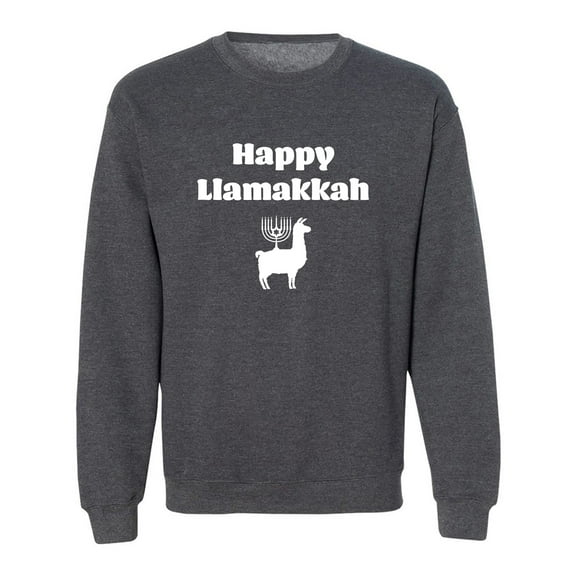 Happy Llamakkah Crewneck Sweatshirt