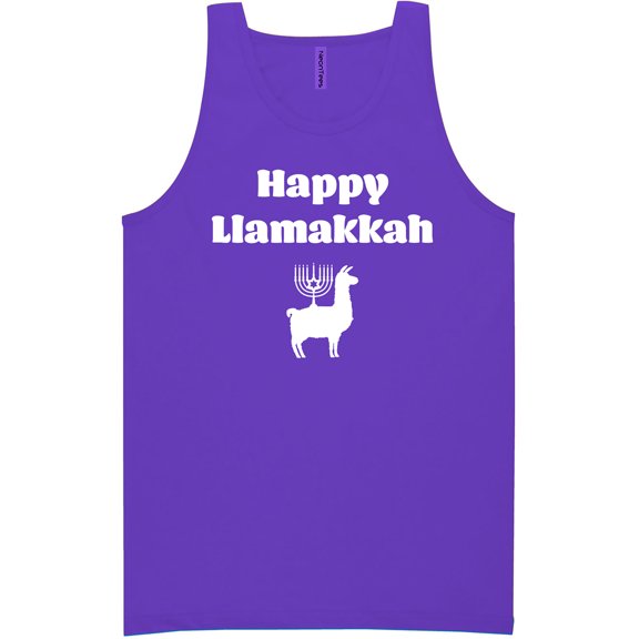 Happy Llamakkah Neon Tank Top
