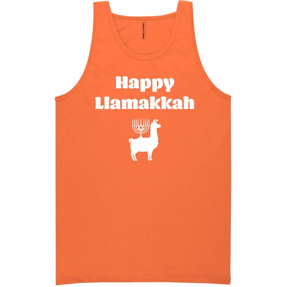 Happy Llamakkah Neon Tank Top