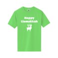 thumbnail image 1 of Happy Llamakkah Short Sleeve Neon T-Shirt, 1 of 1