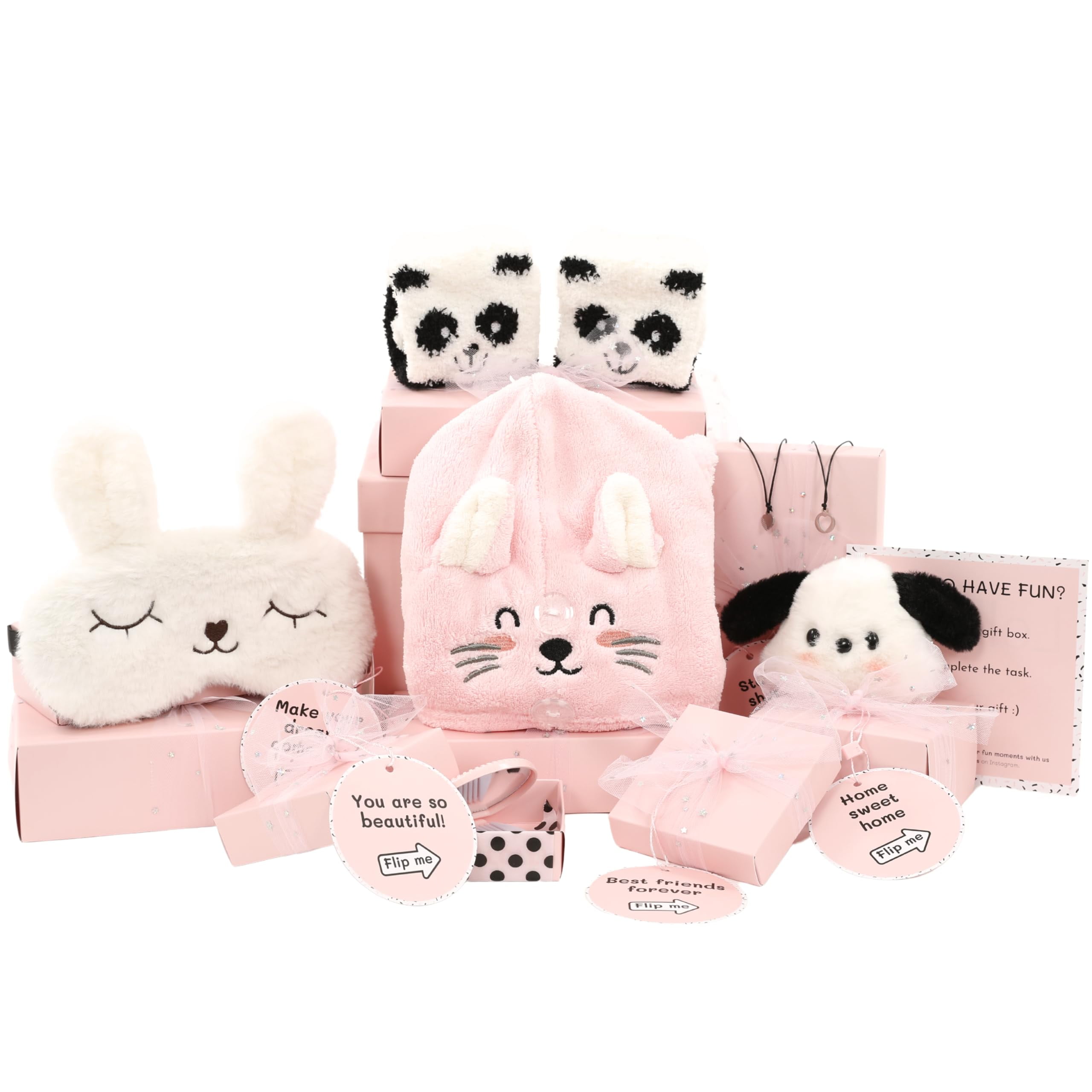 HAPPY LOLLI Gift for Tween & Teen Girls8 Fun Gifts with Tasks and Empowering Cards-Great for Birthdays & Christmas