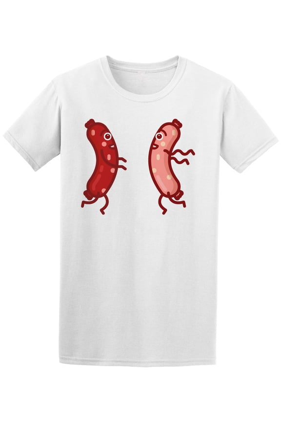 Happy Love Sausage Dancing Party T-Shirt Men -Image by Shutterstock, Male Large