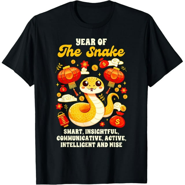 Happy Lunar New Year 2025 Chinese 2025 Year Of The Snake TShirt
