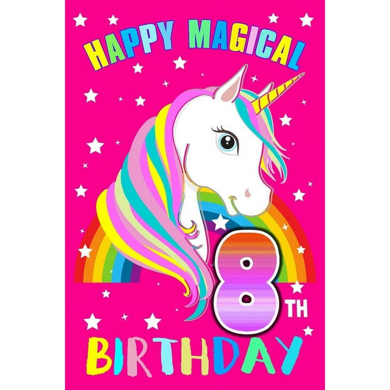 Happy Magical 8th Birthday: Perfect Birthday Gift for 8 Year Old Boys and  Girls 6 x 9 120 Pages (Paperback)